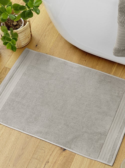 Tapis de bain 50x70 cm Coton Argile - Kiabi