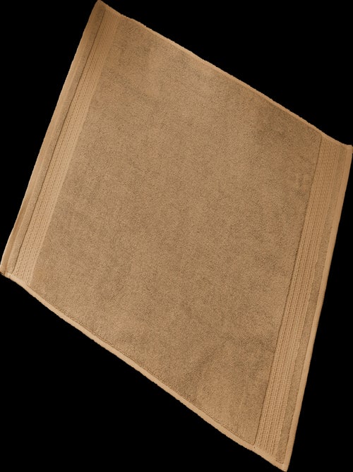 Tapis de bain 50x70 cm Coton Camel - Kiabi