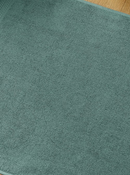 Tapis de bain 50x70 cm Coton Emeraude - Kiabi