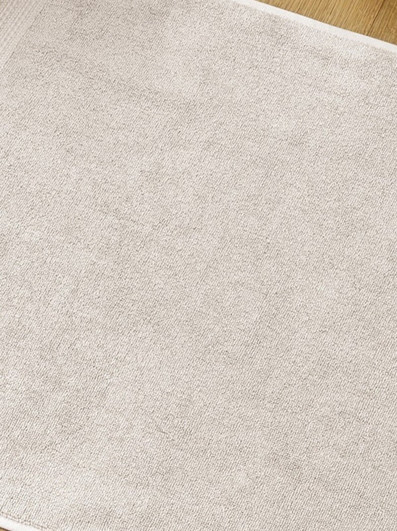 Tapis de bain 50x70 cm Coton Pampa Beige - Kiabi