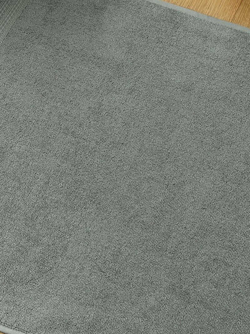 Tapis de bain 50x70 cm Coton Romarin Kaki - Kiabi