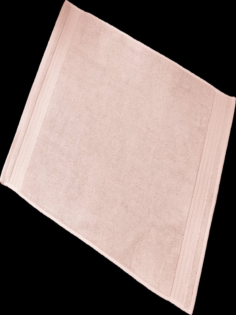 Tapis de bain 50x70 cm Coton Rose Poudré Rose - Kiabi