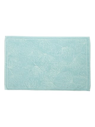Tapis de bain 50x80 cm Coton Bio Bleu Clair