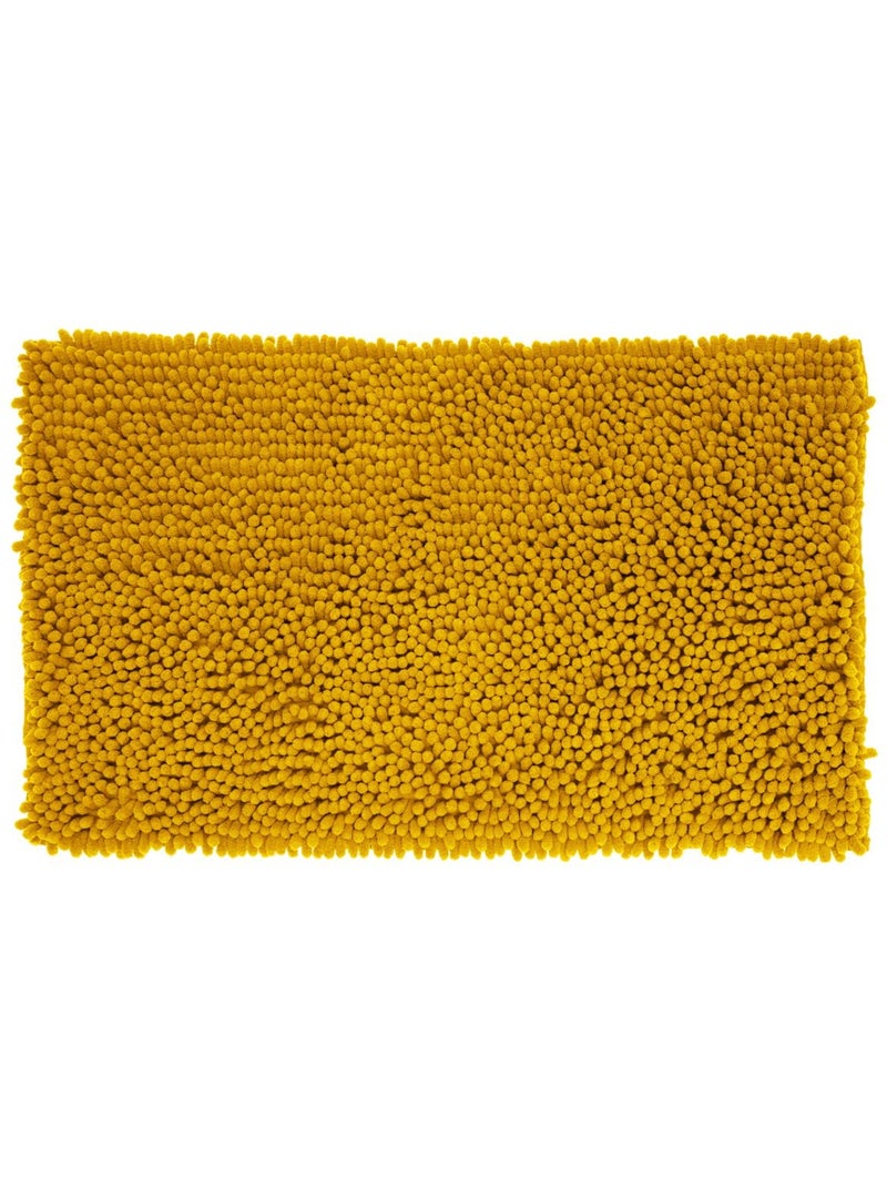 Tapis de bain 50x80cm "Colorama" jaune Jaune - Kiabi