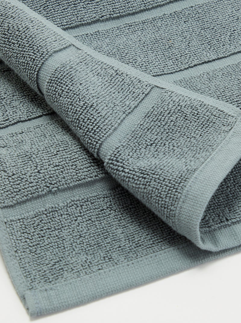 Tapis de bain 80 x 50 cm Bleu - Kiabi