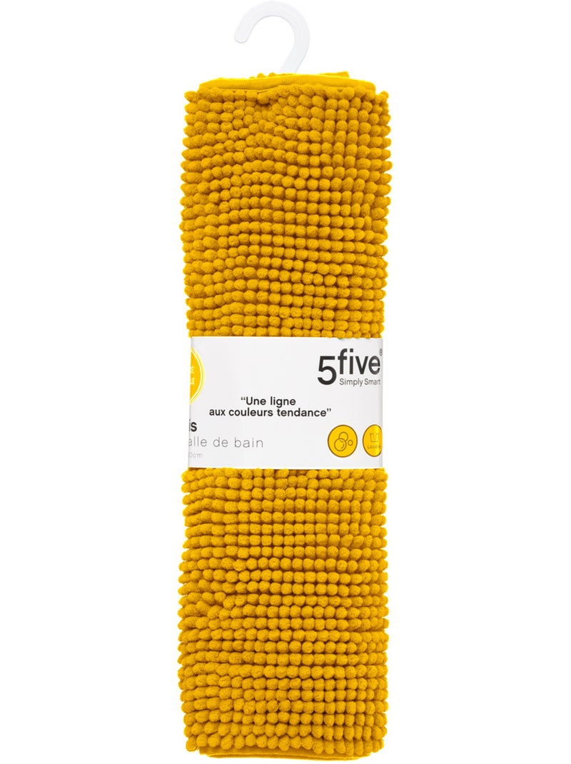 Tapis de bain 80x50cm COLORAMA Jaune - Kiabi