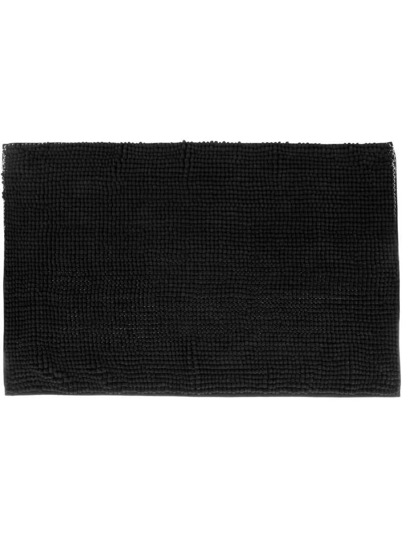Tapis de bain 80x50cm COLORAMA Noir - Kiabi