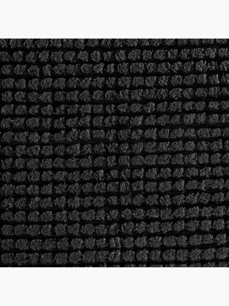 Tapis de bain 80x50cm COLORAMA Noir - Kiabi
