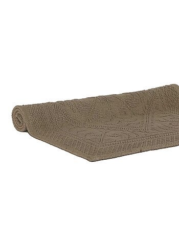 Tapis de bain à motif géométrique