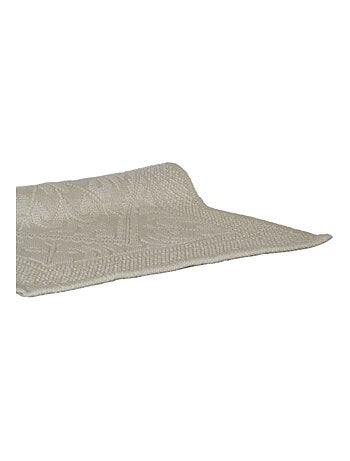 Tapis de bain à motif géométrique