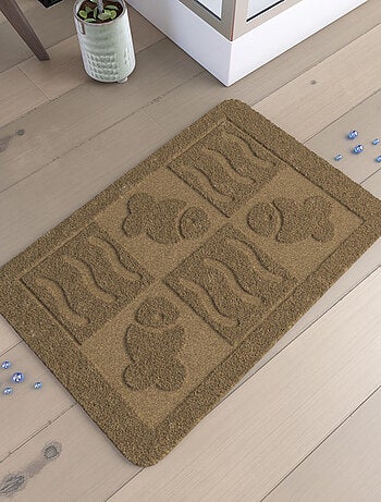 Tapis de bain à relief