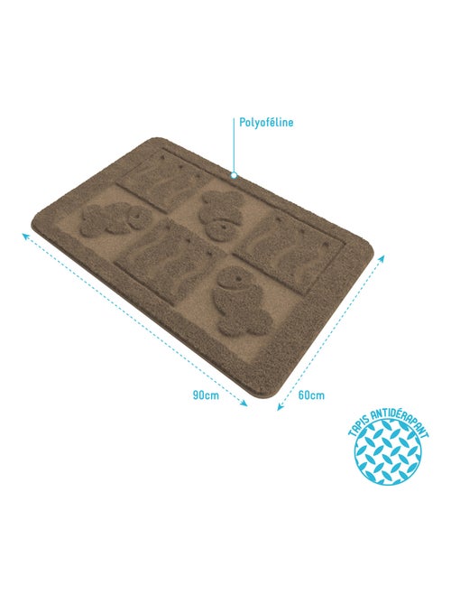 Tapis de bain à relief - Kiabi