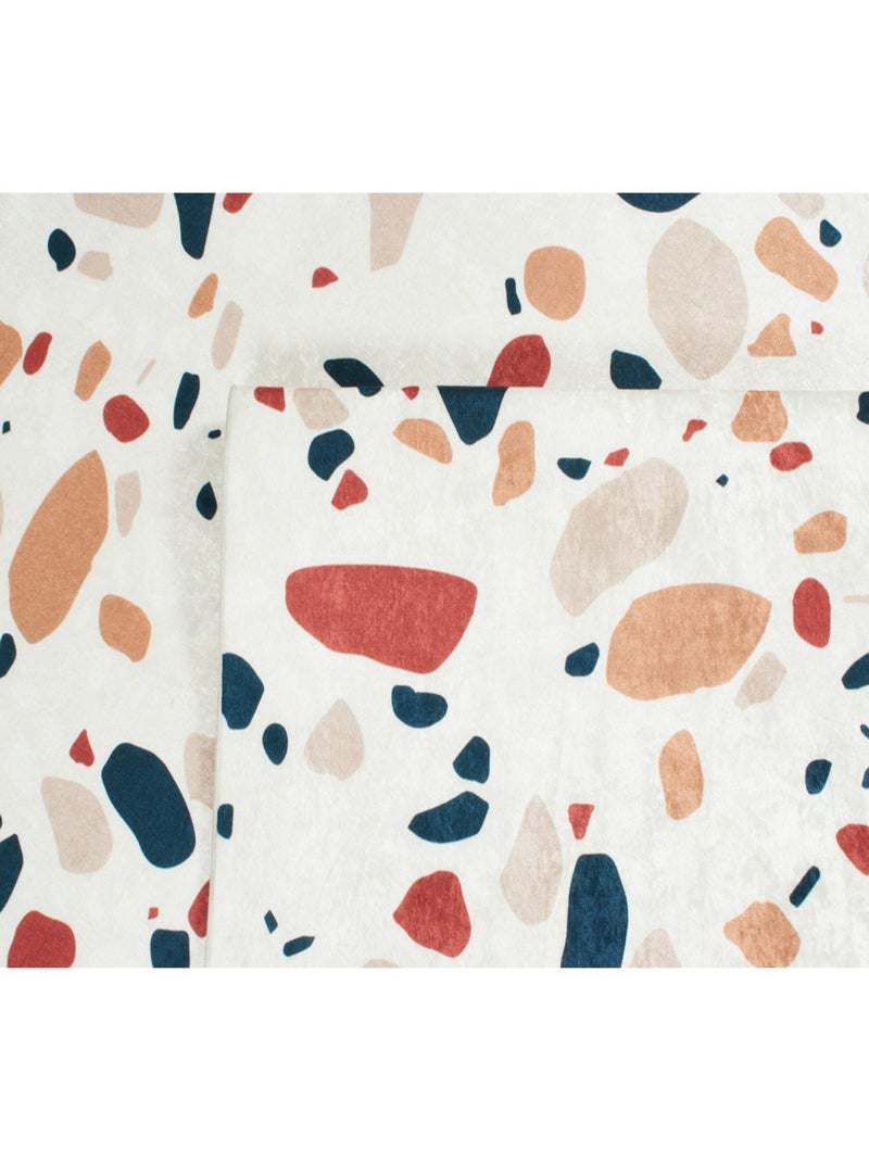 Tapis de bain Almafie Terrazzo Multicolore - Kiabi