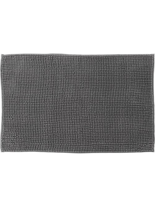Tapis de bain anthracite COLORAMA - Kiabi