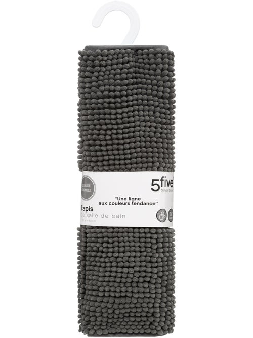Tapis de bain anthracite COLORAMA - Kiabi