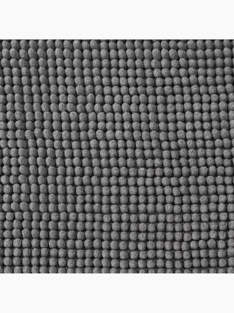 Tapis de bain anthracite COLORAMA Gris - Kiabi