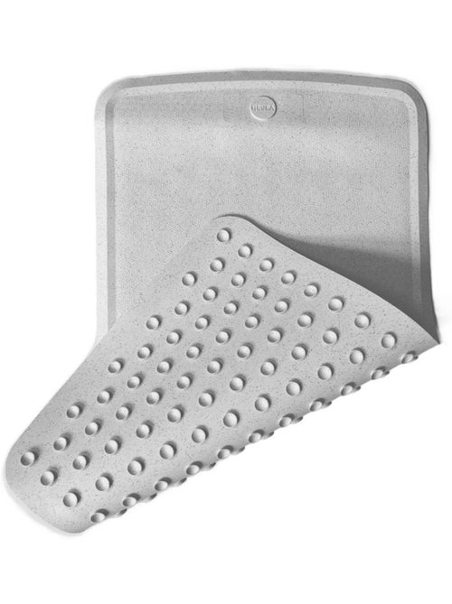Tapis de bain antidérapant 55cm x 32cm en caoutchouc marbre - Kiabi