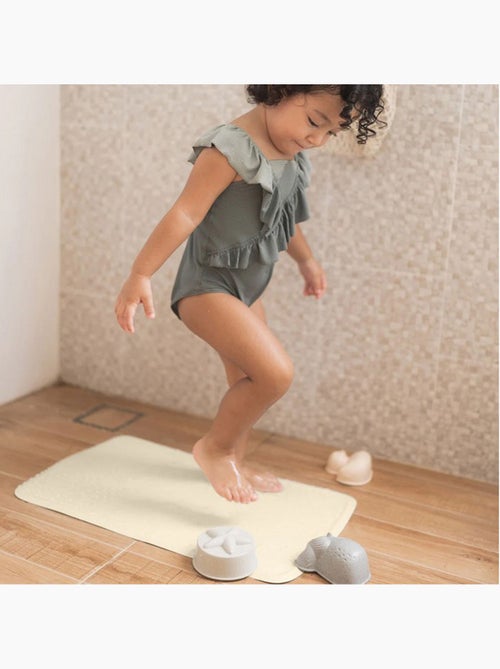 Tapis de bain antidérapant 55cm x 32cm en caoutchouc Sand - Kiabi