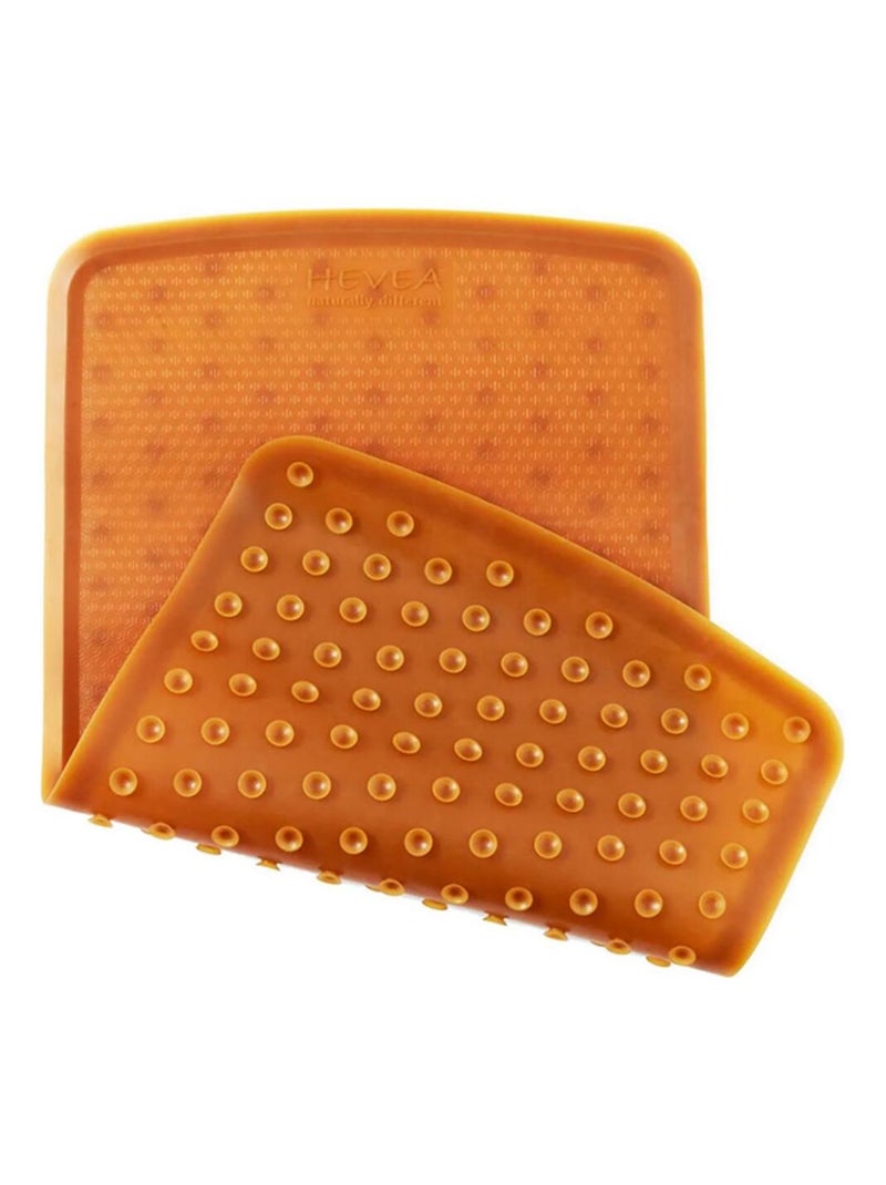 Tapis de bain antidérapant en caoutchouc naturel Multicolore - Kiabi