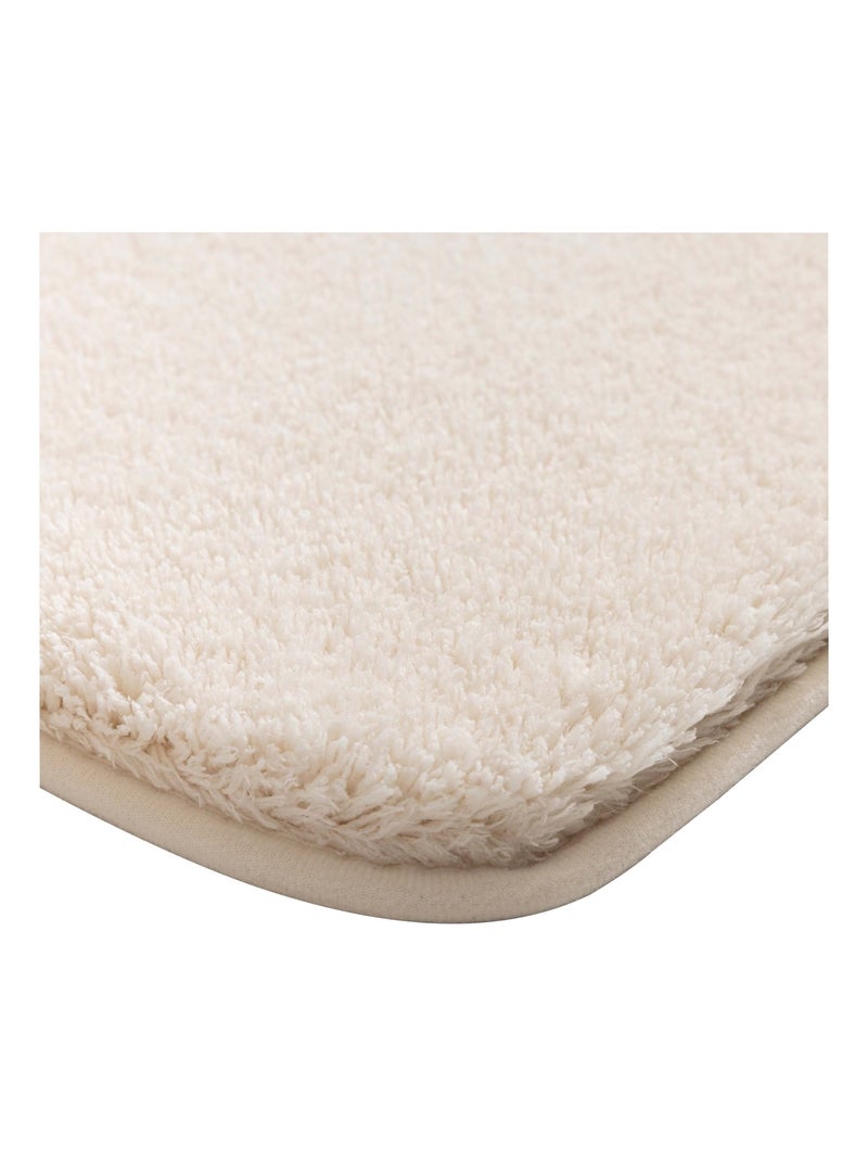 Tapis de bain antidérapant en microfibre Beige - Kiabi