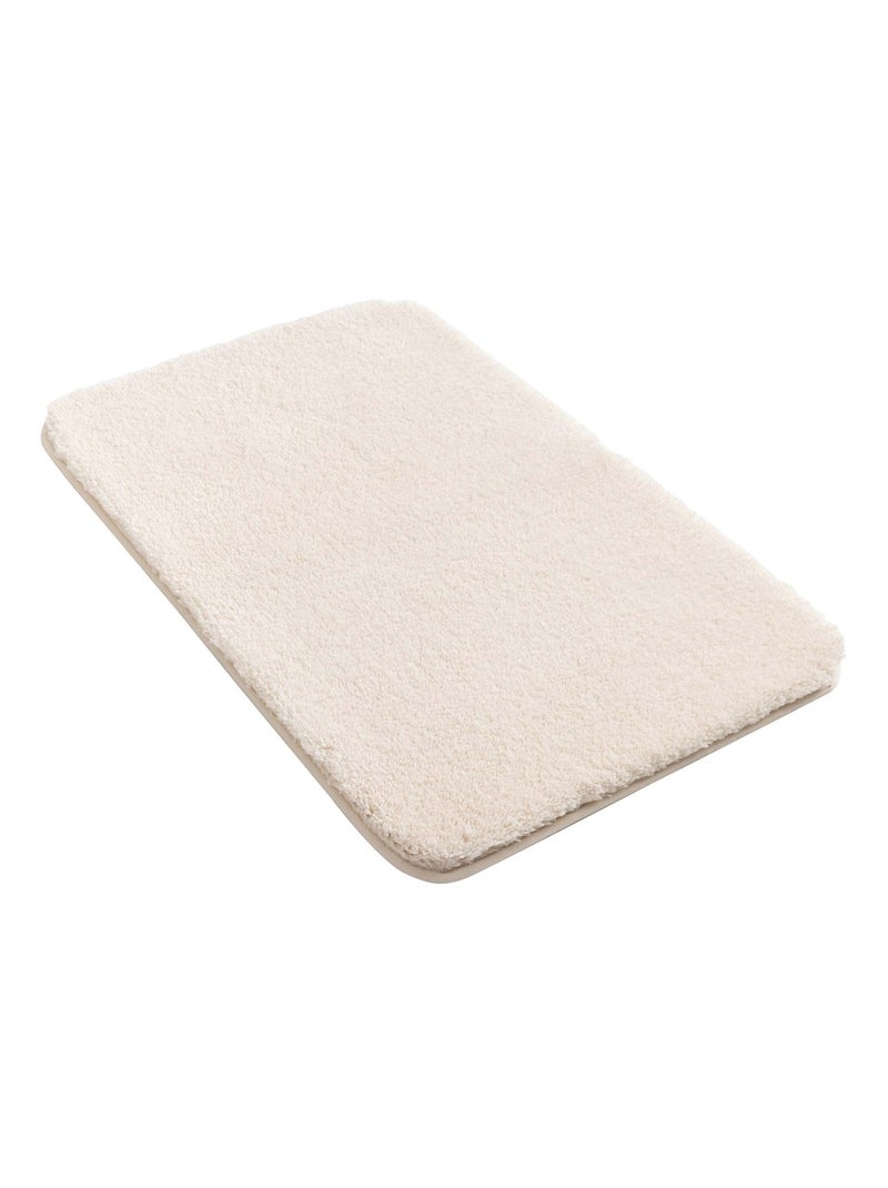 Tapis de bain antidérapant en microfibre Beige - Kiabi