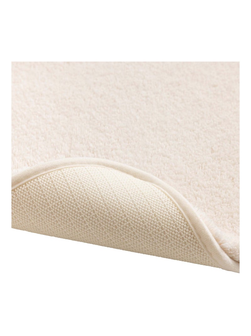 Tapis de bain antidérapant en microfibre Beige - Kiabi