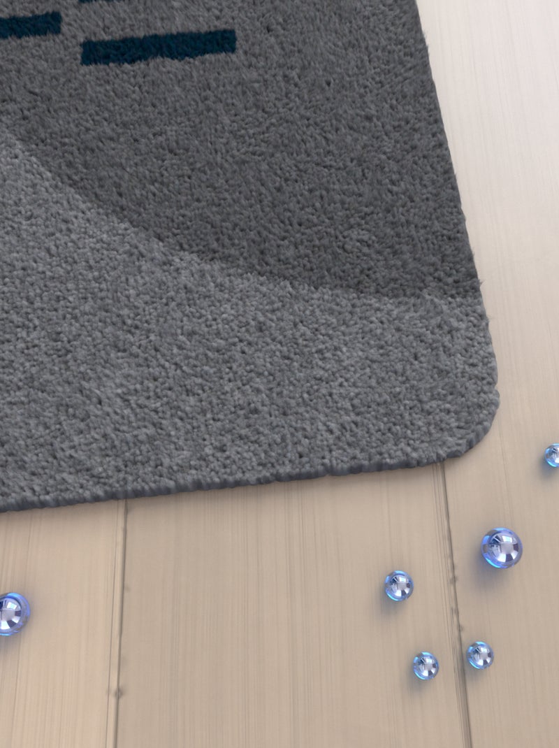 Tapis de bain antidérapant Gris clair - Kiabi