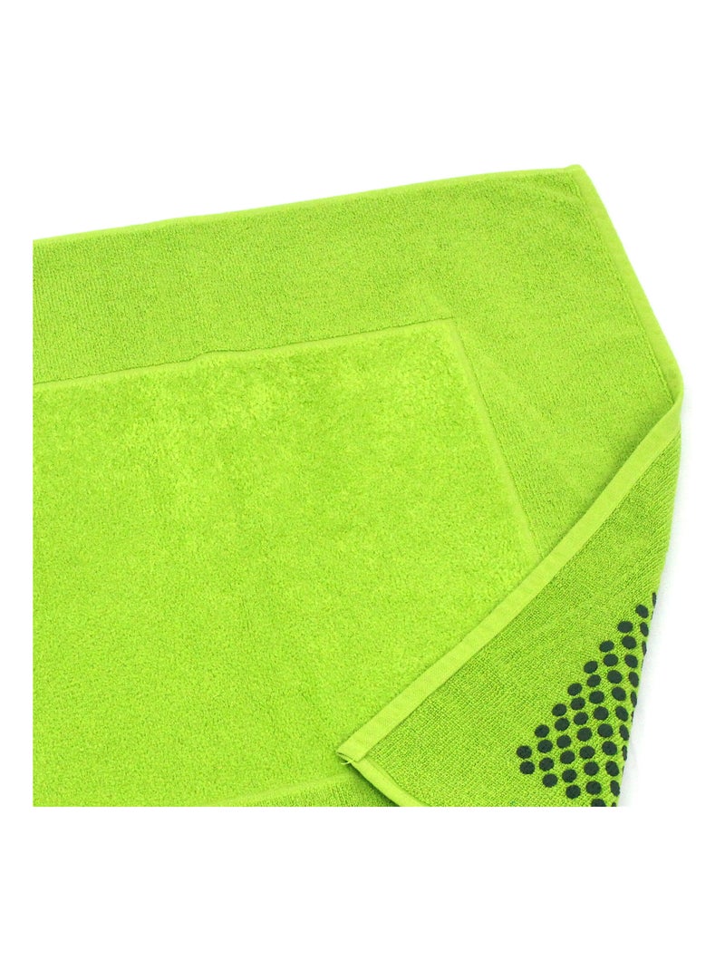 Tapis de bain antidérapant velours PRESTIGE Vert pistache - Kiabi