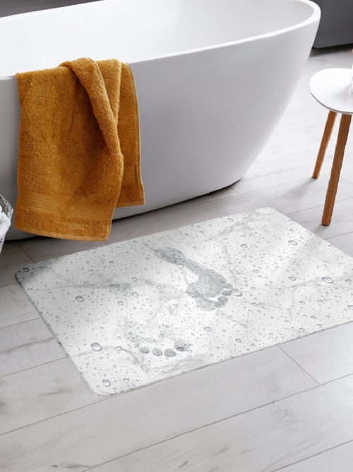 Tapis de Bain Aqua  - Effet Gouttes d'eau - Kiabi