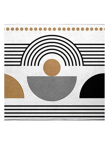 Tapis de bain aux formes géométriques