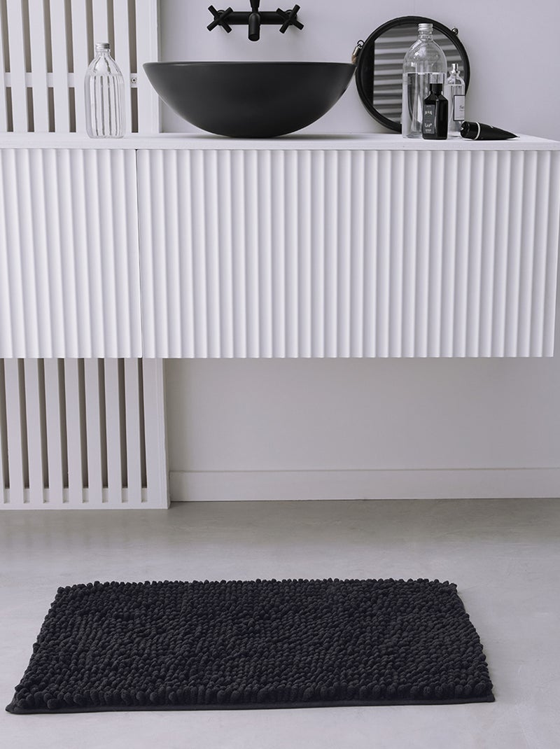 Tapis de bain 'big bubble' noir - Kiabi