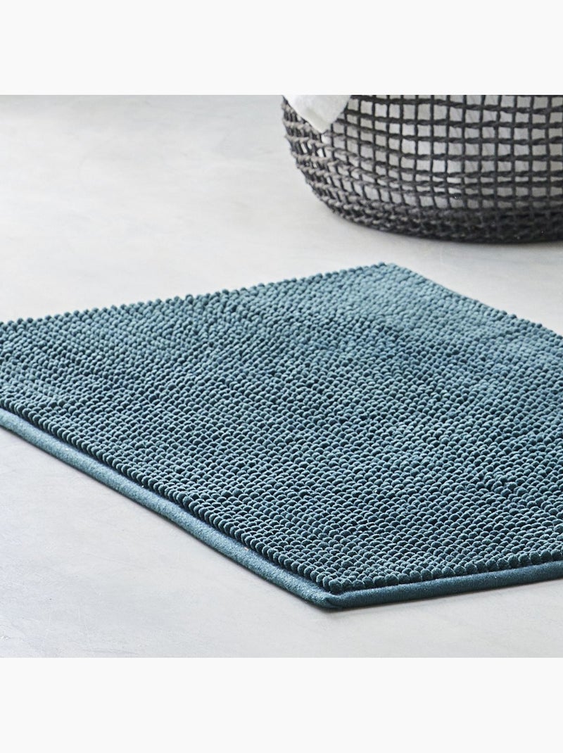 Tapis de bain Bubble uni ESSENTIAL Bleu - Kiabi