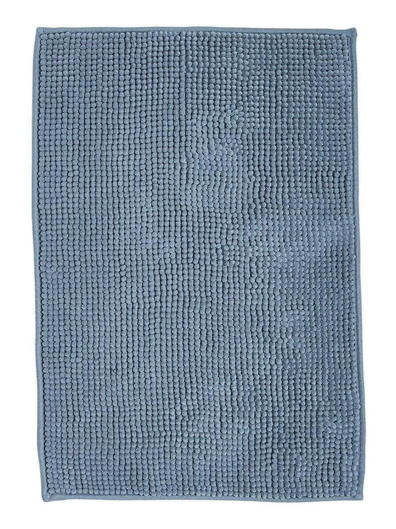 Tapis de bain Bubble uni ESSENTIAL Bleu ardoise - Kiabi