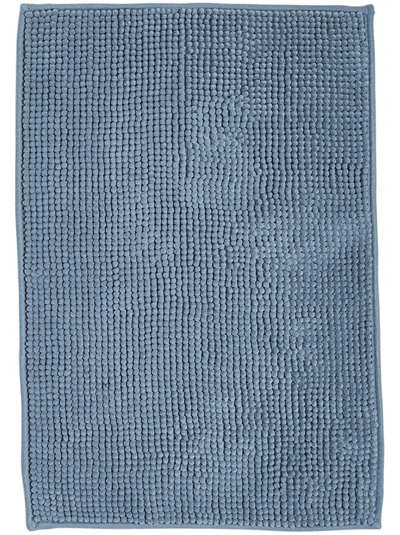 Tapis de bain Bubble uni ESSENTIAL Bleu ardoise - Kiabi