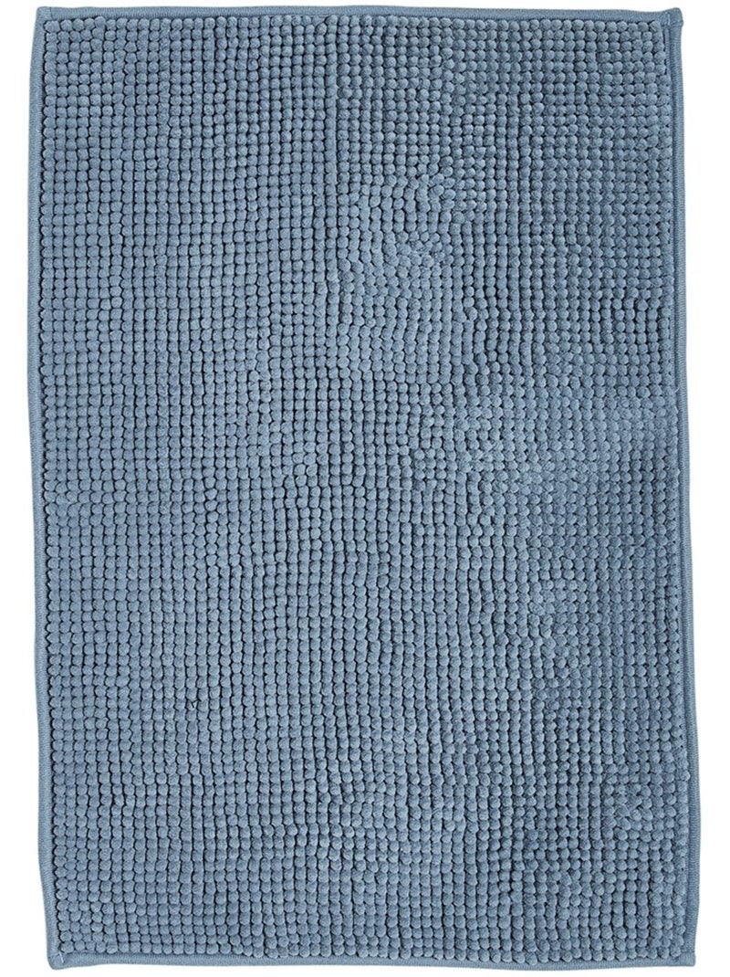 Tapis de bain Bubble uni ESSENTIAL Bleu ardoise - Kiabi