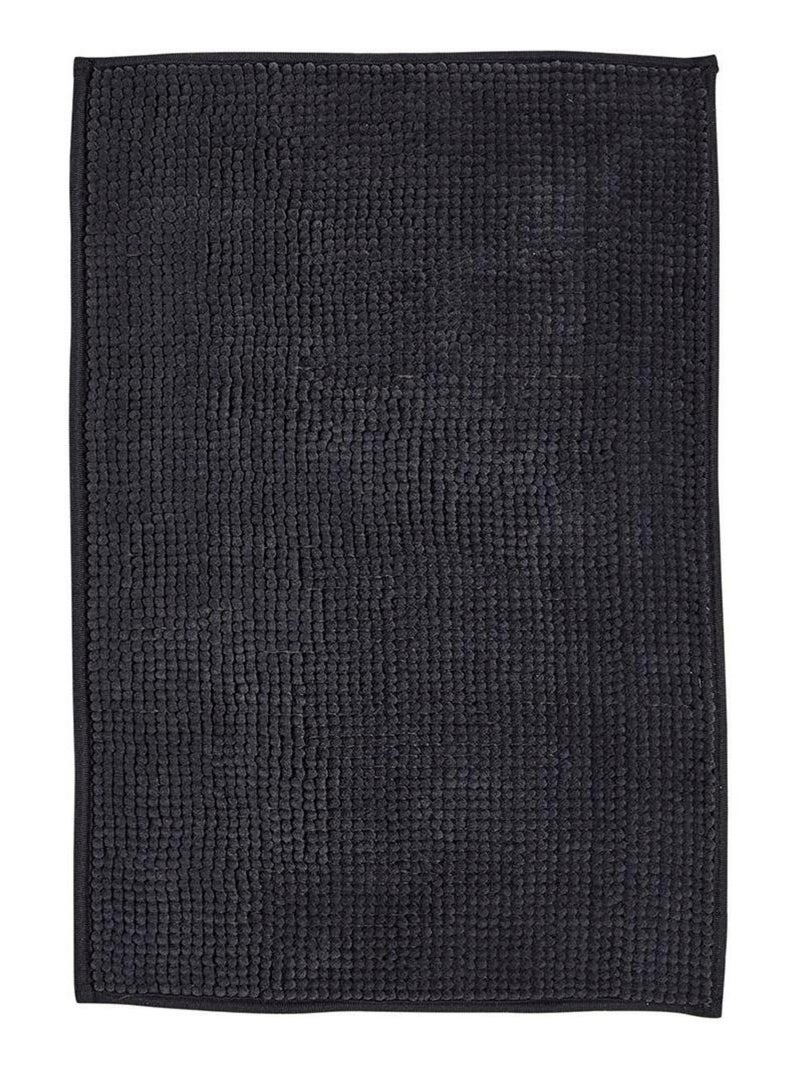 Tapis de bain Bubble uni ESSENTIAL gris anthracite - Kiabi