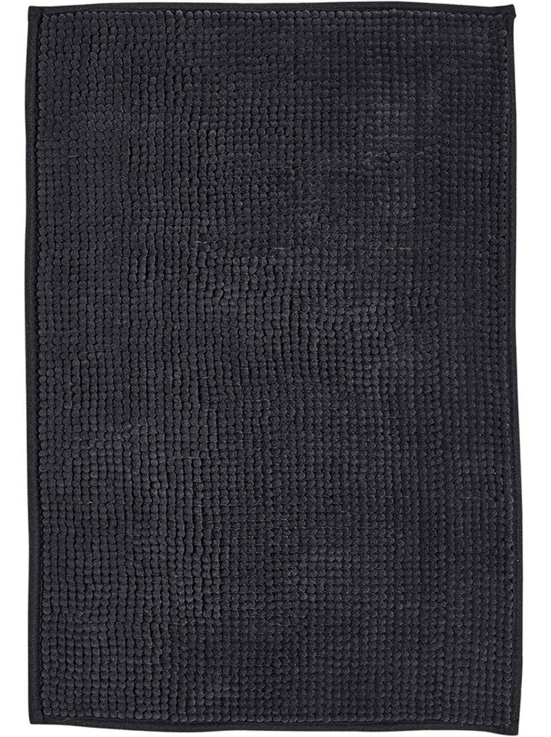 Tapis de bain Bubble uni ESSENTIAL gris anthracite - Kiabi