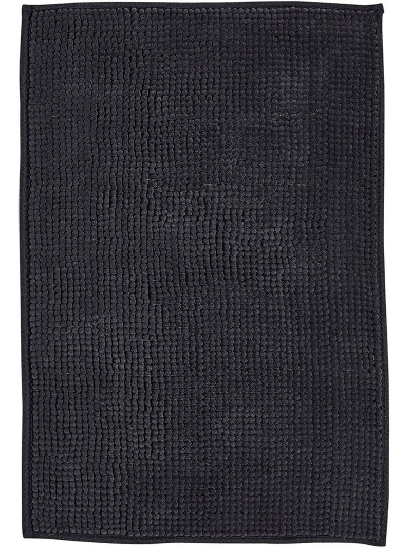 Tapis de bain Bubble uni ESSENTIAL gris anthracite - Kiabi