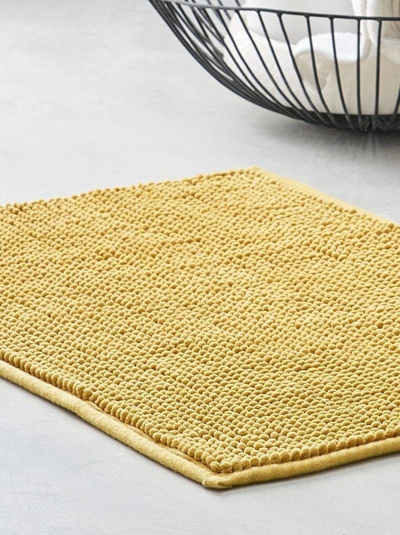 Tapis de bain Bubble uni ESSENTIAL Jaune - Kiabi