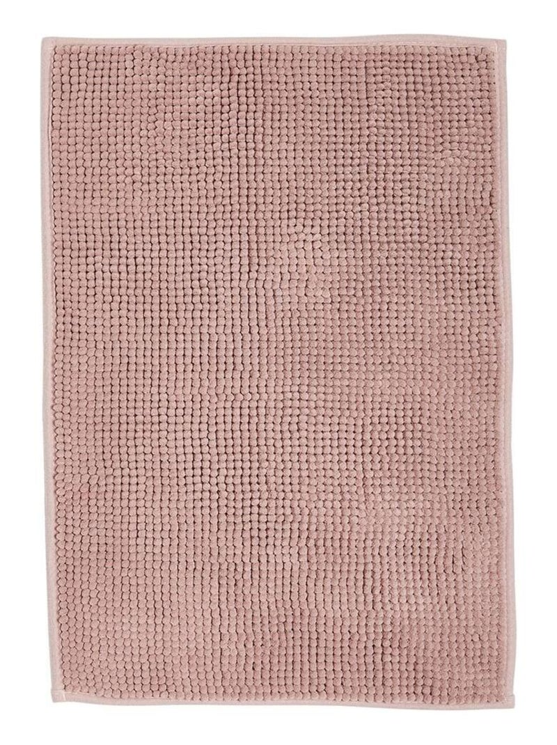 Tapis de bain Bubble uni ESSENTIAL Rose - Kiabi