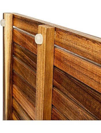 Tapis de bain caillebotis 53x36cm en acacia BLACKACIA