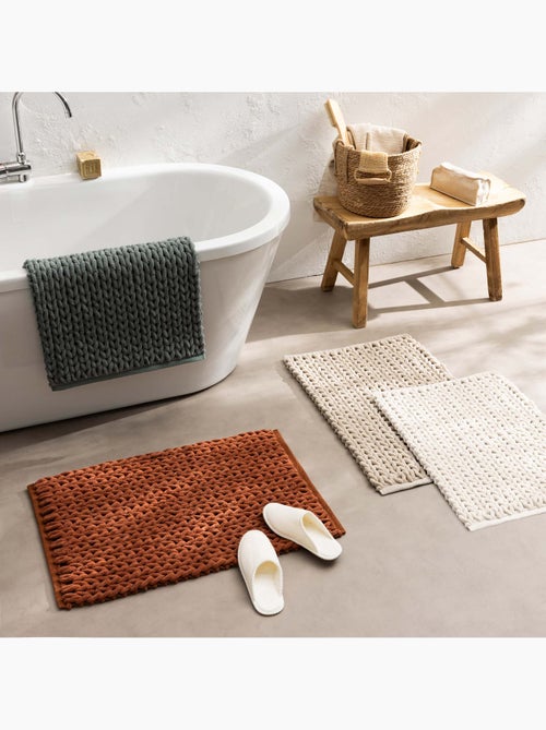 Tapis de bain chenille arielle - Kiabi