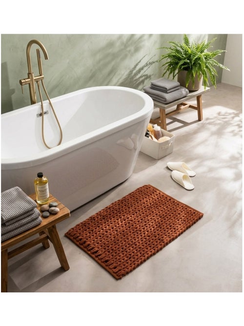 Tapis de bain chenille Arielle - Kiabi