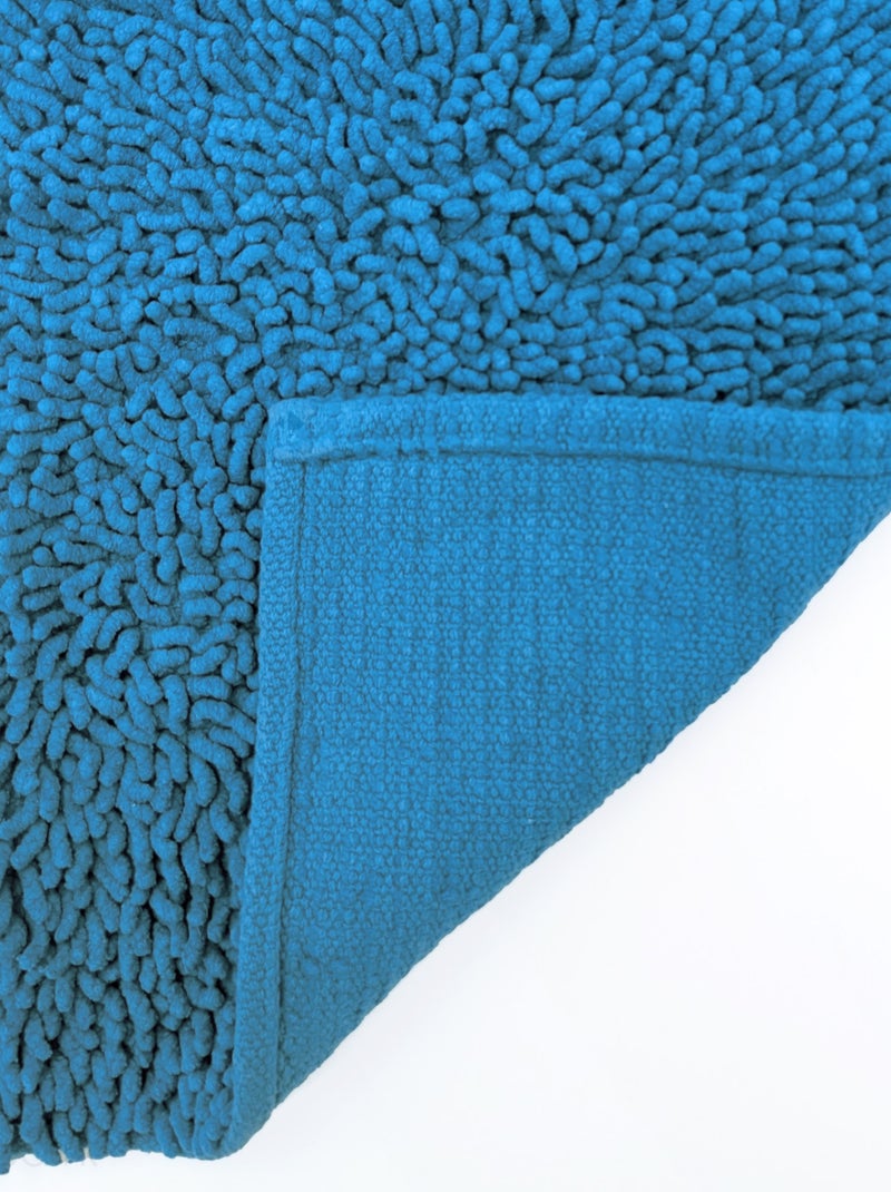 Tapis de bain CHENILLE Bleu électrique - Kiabi