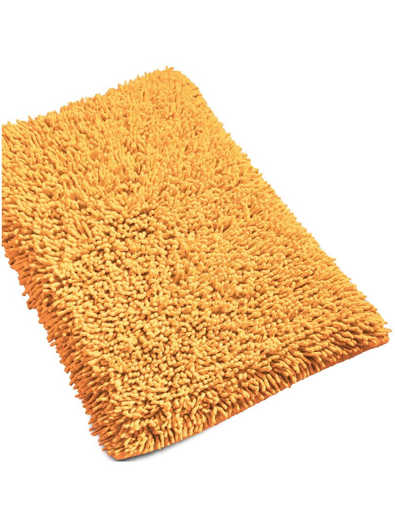 Tapis de bain CHENILLE Jaune - Kiabi