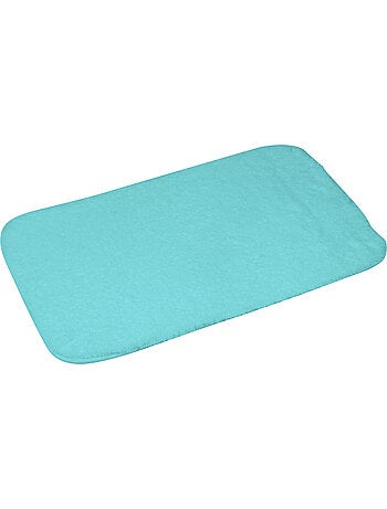 Tapis de bain chinchilla menthe 50x80 cm