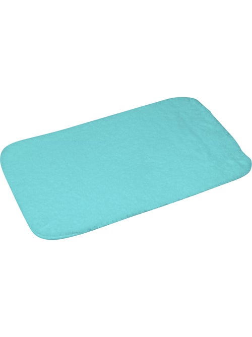 Tapis de bain chinchilla menthe 50x80 cm - Kiabi