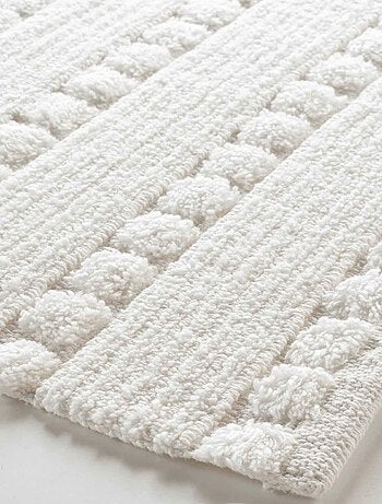 Tapis de Bain Cleonis Uni avec Reliefs