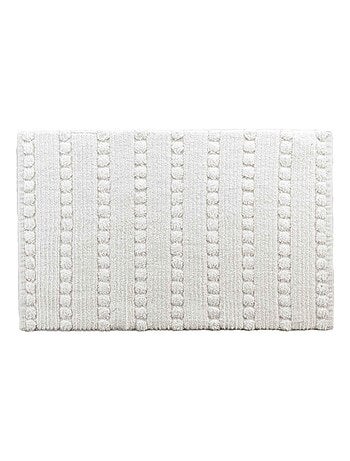 Tapis de Bain Cleonis Uni avec Reliefs