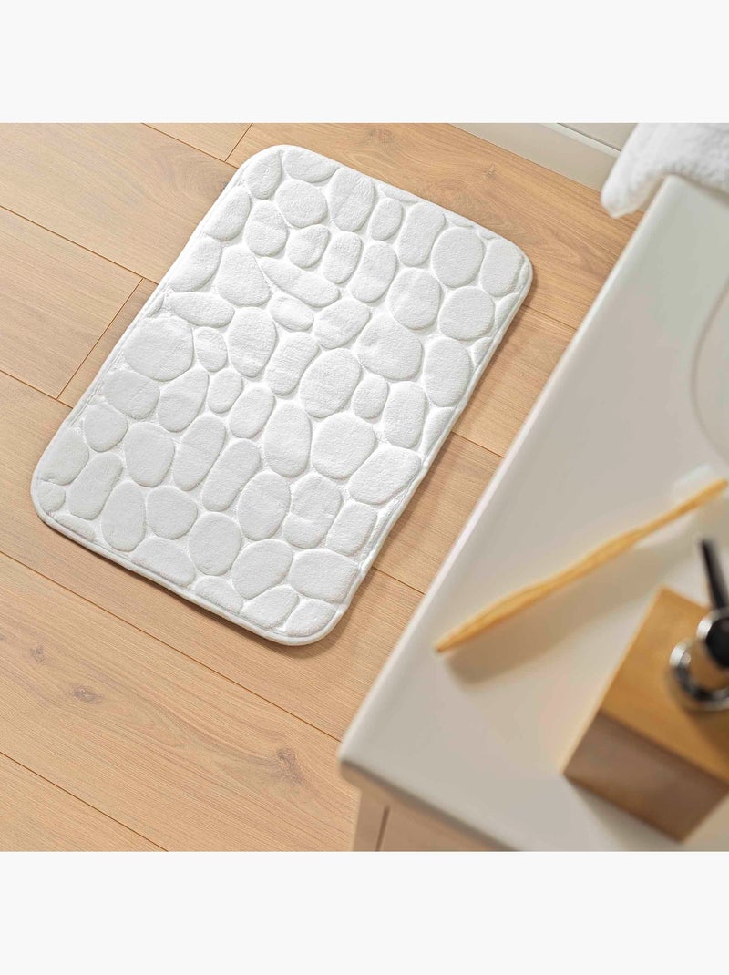 Tapis de bain Collection Ricochet Rose poudré - Kiabi